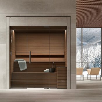 Cabine sauna finlandais en bois de cèdre & parois isolées haute densité –  tradi