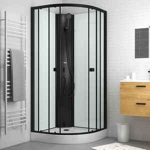 Cabine de douche hydromassante 90×90 cm , 1/4 de cercle