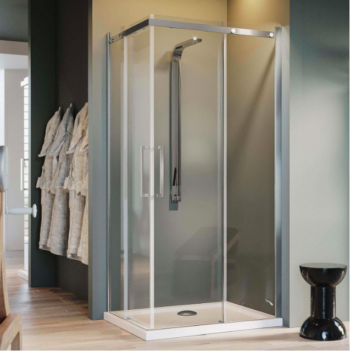 Cabine de douche rectangulaire ,Verre sécurisé 6 mm, traitement anticalcaire