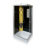 Cabine de douche hydromassage 100×70 cm – Système massage complet & LED