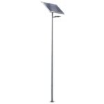 Lampadaire solaire LED 6 m, fonctionnement 100 % solaire