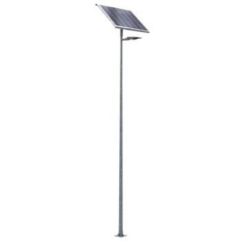 Lampadaire solaire LED 6 m, fonctionnement 100 % solaire