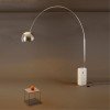 Lampadaire design intérieur – arche marbre et métal