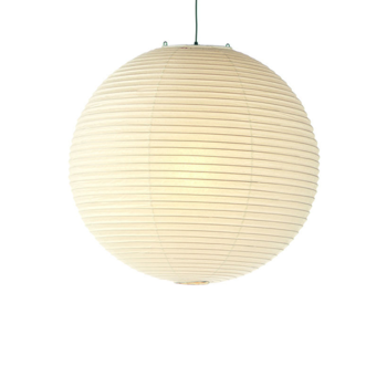 Luminaire suspendu sphérique en papier Washi – Design artisanal lumineux